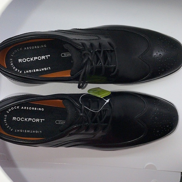 New Rockport Men's Garett Wingtip Ankle-High Leather Oxford size - 11 - Picture 3 of 7